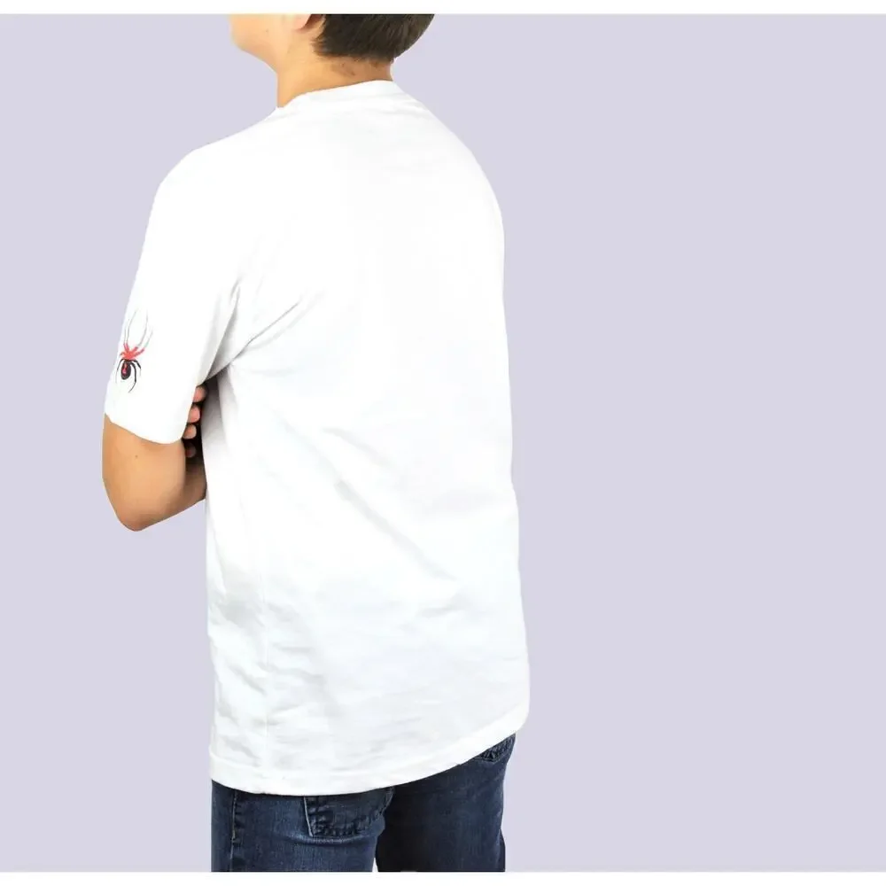New Spyder Big Boy's (8-20) Logo Graphic Print Tee Soft Cotton Youth T-Shirt